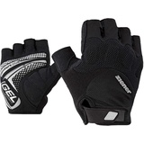 Fahrrad Mountainbike Radsport-handschuhe Kurzfinger atmungsaktiv/dämpfend rutschfest black