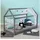 Homestyle4u Hausbett 90 x 200 cm Kiefer grau