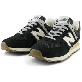 New Balance 574 Herren Black / Brown / Dark Silver Metallic 42,5