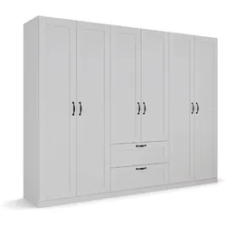 rauch ORANGE Kleiderschrank Cottage 271 x 210 cm Dekor Seidengrau