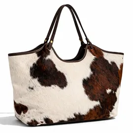 Allgäu Rebell Muuh Schultertasche Leder Brown