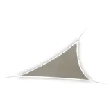 Perel Sonnensegel mit LED-Beleuchtung Dreieckig 3,6 m x 3,6 m x 3,6 m Taupe