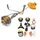 Powermat Benzin-Motorsense 52ccm 6 PS Trimmer Set Zubehör