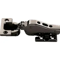 LAMP Schwerlast Möbel Scharnier 95°, Mittelanschlag, mit Feder, schwarz