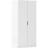 Rauch Drehtürenschrank Lagoa 91 x 197 x 54 cm Weiß