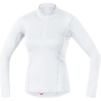 Gore Wear Atmungsaktives Damen Stehkragen-Unterzieh-Shirt, Multisport, 38, Weiß