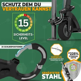 MIVELO Kettenschloss 60 cm Kettenschloss