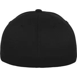 Flexfit Wooly Combed Cap schwarz S/M