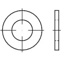 Industrial Quality Supplies ISO 7089 Unterlegscheibe Form A ohne