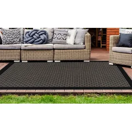 Lalee Teppich LALEE "Sunset 608" Gr. 2, grau (taupe), B:80cm H:5mm L:150cm, Kunstfaser, Teppiche, Teppich, In- und Outdoor geeignet, Wohnzimmer