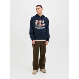 JACK & JONES Hoodie Logo Sky Captain S