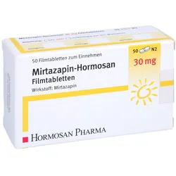 Mirtazapin Hormosan 30 mg Filmtabletten 50 St