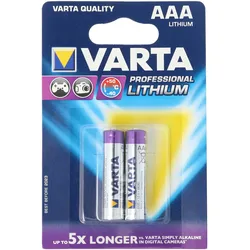 Varta Lithium Batterie AAA, Micro, FR03, 6103, Varta Ultra Lithium, 1,5V