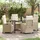 vidaXL Garten Essgruppe 5-tlg. Beige