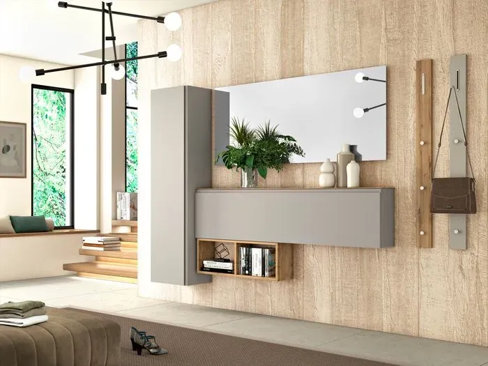 Arredokit Garderobenkombination Gardasee Lack Beige Sand