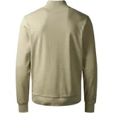 MCS Rundhalspullover "MCS sweatshirt with half-zip MCClement", Herren, Gr. S, laurel oak, Obermaterial: 100% Baumwolle, Pullover Rundhalspullover