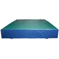 Überzug für Weichbodenmatte G3919 Gr. 300 x 180 x 40 cm - Blau / Grün