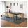 Home Deluxe Essgruppe Eckig AVENCIA inkl. U-Fuß - 240 x 120 cm Dark Oak, (7-tlg), MDF Esstisch mit U-Fuß & Esszimmerstühle für Esszimmer & Wohnzimmer beige