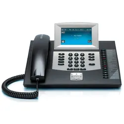 Auerswald COMfortel 2600 - Analoges Telefon - Freisprecheinrichtung - 1600 Eintragungen - Anrufer-Identifikation - Schwarz