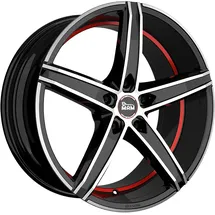 mam wheels OX-18 8,5 x 19 5 x 120 ET35 Schwarz/Rot