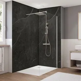 Breuer Via Walk-In-Dusche 90 x 190 cm Klarglas