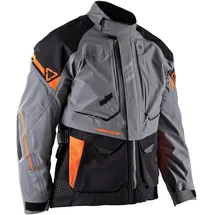 leatt adventure ADV MultiTour 8.5 Textiljacke Grau/Schwarz/Orange XL