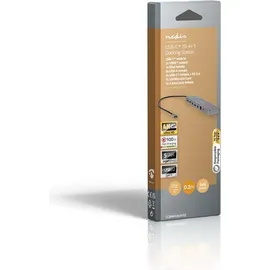 Nedis USB Multi-Port-Adapter| 3.2 Gen 1| USB-C Stecker| Micro SD RJ45 Buchse