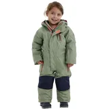 KILLTEC Kesley Mini Skioverall/Schneeanzug mit Kapuze und Schneefang, hell blaugrün, 86/92