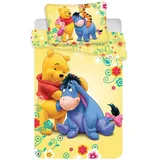 disney micimackó Disney Winnie Puuh Eeyore Kinderbettwäsche 100×135 cm, 40×60 cm)