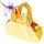 Brubaker Regenbogen Plüsch Einhorn in Handtasche - 20 cm - Plüschtier in Tasche - Stofftier Kuscheltier - Gelb