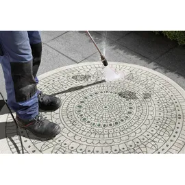 HANSE HOME Porto Wendeteppich", grün, H:5mm ⌀100cm Kunstfaser, Teppiche, Teppich, Wetterfest, Balkon, Garten, Wohnzimmer, Wasserfest