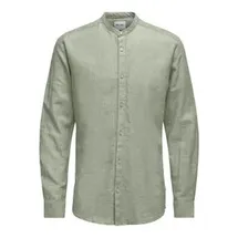 Only & Sons Slim Fit Langarmhemd Grün M