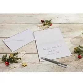 Sigel Weihnachtskarten Snowy Idyll DIN lang, 25 St.