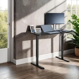 Tectake tectake® Elektrisch höhenverstellbarer Schreibtisch Skadi 120 x 60 x 73,5 - 118 cm