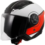 LS2 Airflow II Rot/Weiß M
