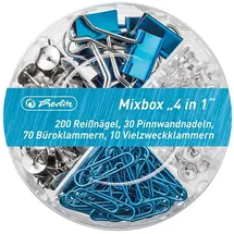 Herlitz Mixbox 4 in 1 Bürokleinteile Frozen Glam sortiert