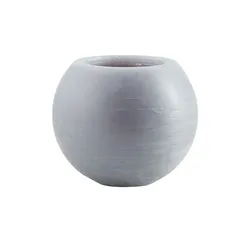 Citronellakerze   ¦ grau ¦ Paraffin ¦ Maße (cm): H: 12,5  Ø: 15