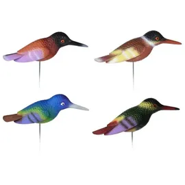 Hti-Living Gartenstecker Set 4-teilig Vogel