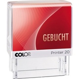 Colop Printer 20 LGT Textstempel GEBUCHT, rot