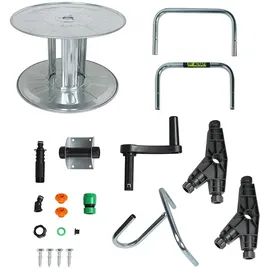 Agrati Mobiler Schlauchhalter 50 m grau