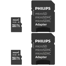Philips MicroSDHC 2-Pack 32GB Class 10 UHS-I U1 incl. Adapter