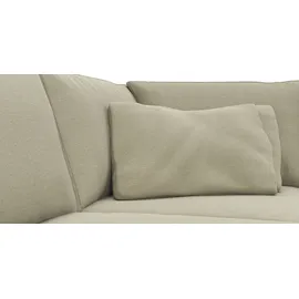 flexlux Wohnlandschaft Polyester U-Form 3-Sitzer Beige