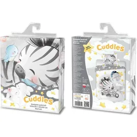 OEM Babybettwäscheset 100x135 Zebra Kuscheltiere