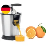 H.Koenig Elektrische Zitruspresse AGR80 Bpa-Frei, Orangen-, Zitronen-, Grapefrui