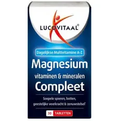 Lucovitaal Magnesium. Vitamine & Mineralien Complete 30 Stk