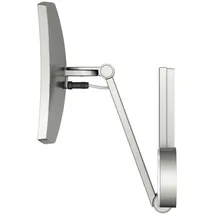 Keuco iLook_move beleuchtet, eckig, mehrstufig einstellbare Lichtfarbe, Glasbedienfeld, 17613069002, Farbe: Edelstahl-finish