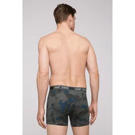 Camp David Boxershorts mit All Over Print blau L 2er Pack