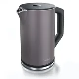 Arendo Wasserkocher 1,5 l Vulkan grau