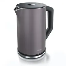Arendo Wasserkocher 1,5 l Vulkan grau