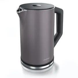 Arendo Wasserkocher 1,5 l Vulkan grau